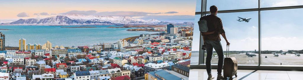 Reykjavik as a 1960s transatlantic layover hub